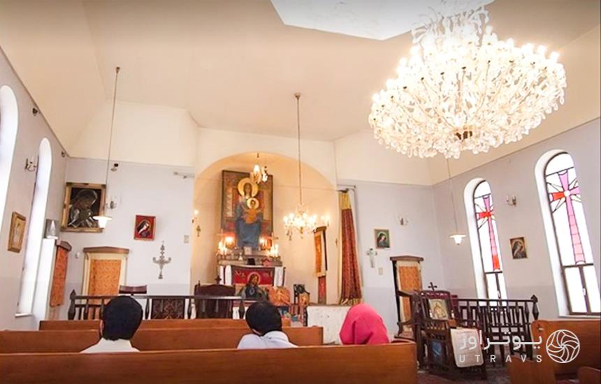 inside o fArmenian church in Ahvaz